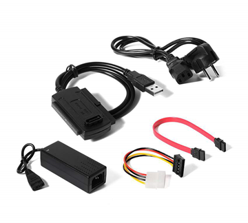 ΑΝΑΤΑΠΤΟΡΑΣ POWERTECH USB 2.0 σε IDE & SATA CAB-U122, με τροφοδοσία, 0.8m