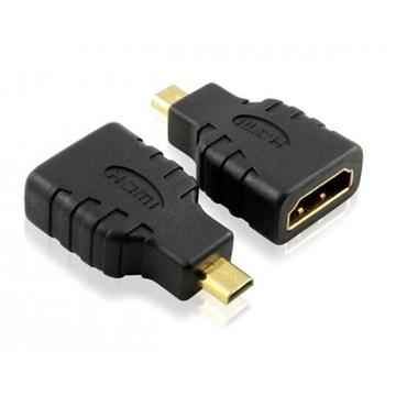 ΑΝΤΑΠΤΟΡΑΣ HDMI θηλυκό HDMI 19pin σε αρσενικό Micro HDMI, τύπος D,Powertech , ADA-H002