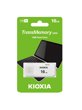 MNHMH USB KIOXIA TRANSMEMORY U202 16GB USB 2.0 WHITE