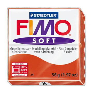 ΠΗΛΟΣ FIMO SOFT 8020 RED INDIAN No24