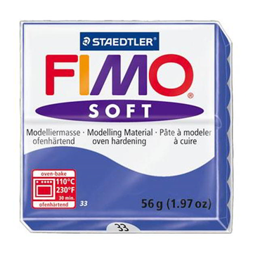 ΠΗΛΟΣ FIMO SOFT 8020 BRILLIANT BLUE No33
