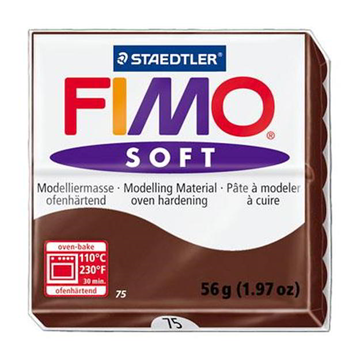 ΠΗΛΟΣ FIMO SOFT 8020 CHOCOLAT No75