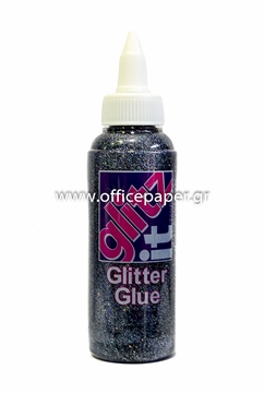 Εικόνα της ΧΡΥΣΟΚΟΛΛΑ GLITZ-IT 120ml NIGTH SPARKLE GUNMETALL -ΜΑΥΡΗ