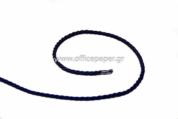 ΚΟΡΔΕΛΑ ΤΡΙΚΛΩΝΗ ΣΑΤΙΝΕ 3mm X 50m ΜΠΛΕ No38485