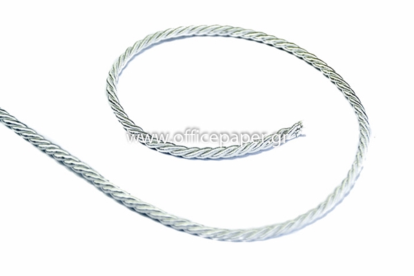 ΚΟΡΔΕΛΑ ΤΡΙΚΛΩΝΗ ΣΑΤΙΝΕ 3mm X 50m  ΛΕΥΚΗ (ΑΣΗΜΙ) No38485