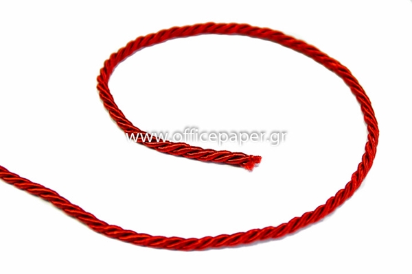 ΚΟΡΔΕΛΑ ΤΡΙΚΛΩΝΗ ΣΑΤΙΝΕ 3mm X 50m  ΜΠΟΡΝΤΩ No38485