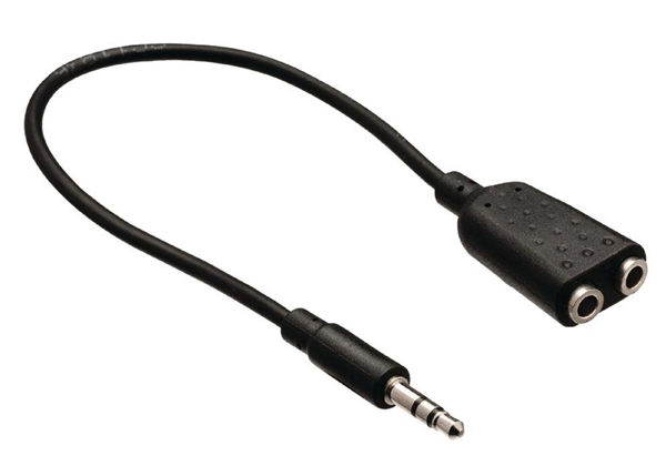 ΑΝΤΑΠΤΟΡΑΣ AUDIO 3.5mm MALE to 2X3.5mm FEMALE POWERTECH CAB-J029