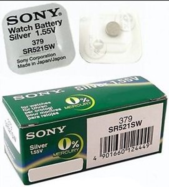 ΜΠΑΤΑΡΙΕΣ SONY LITHIUM 379  SR521SW  1,55V