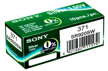 Εικόνα της ΜΠΑΤΑΡΙΕΣ SONY LITHIUM 371  SR920SW  1,55V