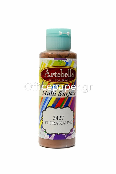 ΑΚΡΥΛΙΚΟ ΧΡΩΜΑ ARTEBELLA MULTI SURFACE 130CC ΚΑΦΕ ΣΟΚΟΛΑ  No3427
