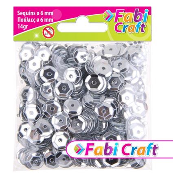 ΠΟΥΛΙΕΣ FABI 6mm 14gr ΑΣΗΜΙ 130312