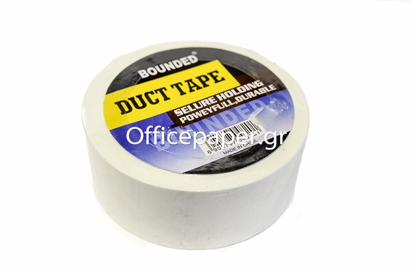 ΤΑΙΝΙΑ ΥΦΑΣΜΑΤΙΝΗ BOUNDED DUCT TAPE 48mmΧ30Μ ΛΕΥΚΗ  295gr.