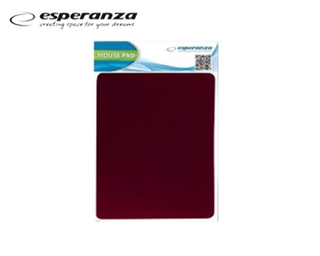 Εικόνα της MOUSE PAD ESPERANZA 18X22cm ΚΟΚΚΙΝΟ ΛΕΠΤΟ 2mm ΕΑ145