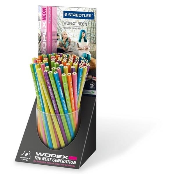 ΜΟΛΥΒΙ STAEDTLER WOPEX NEON ΜΩΒ  HB  180 ΗΒ