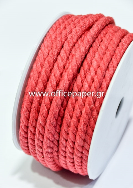 ΚΟΡΔΟΝΙ ΧΟΝΤΡΟ 7mm X 15m ΚΟΚΚΙΝΟ No51412