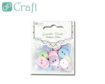 Εικόνα της ΚΟΥΜΠΙΑ ΧΕΙΡΟΤΕΧΝΙΑΣ DP-CRAFT PASTEL ΠΛΑΣΤΙΚΑ 15ΜΜ 30TEM