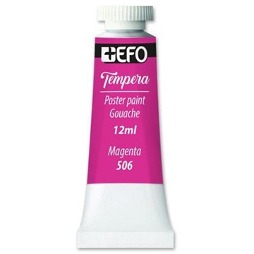 Εικόνα της ΤΕΜΠΕΡΑ +EFO 12ml MAGENTA-ΜΑΤΖΕΝΤΑ Νo506 σωληνάριο