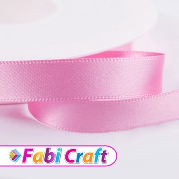 ΚΟΡΔΕΛΑ ΣΑΤΕΝ FABI ΜΟΝΗ 1.5cm X 45.7m ΡΟΖ 130217