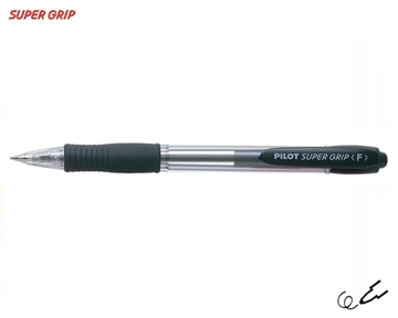 Εικόνα της ΣΤΥΛΟ  PILOT  SUPERGRIP  0,7 mm  ( FINE ) ΜΑΥΡΟ