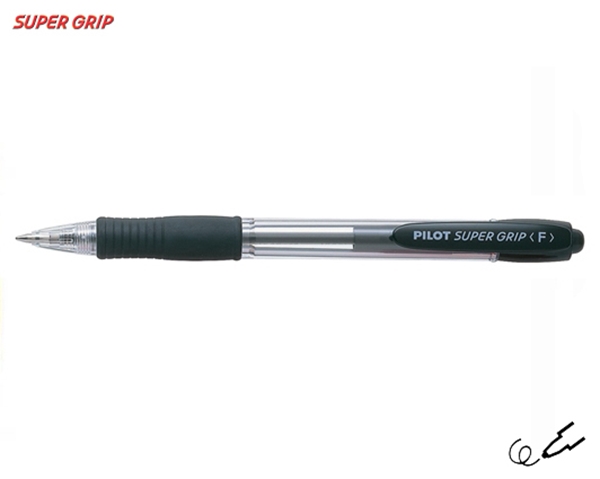 ΣΤΥΛΟ  PILOT  SUPERGRIP  0,7 mm  ( FINE ) ΜΑΥΡΟ