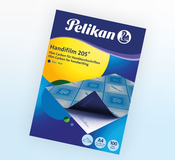 ΚΑΡΜΠΟΝ PELIKAN No 205 ΜΠΛΕ ΠΛΑΣΤΙΚΟ Α4  (ΠΑΚ100Φ) ΤΙΜΗ 1 ΦΥΛΛΟ