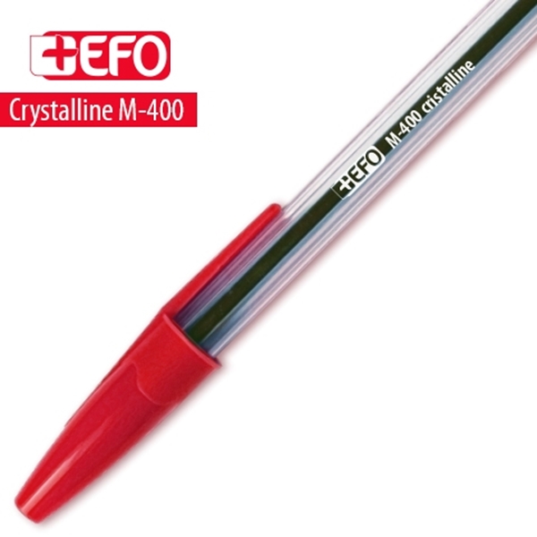 ΣΤΥΛΟ +EFO M-400 medium ΚΟΚΚΙΝΟ 1.00mm CRYSTALINE
