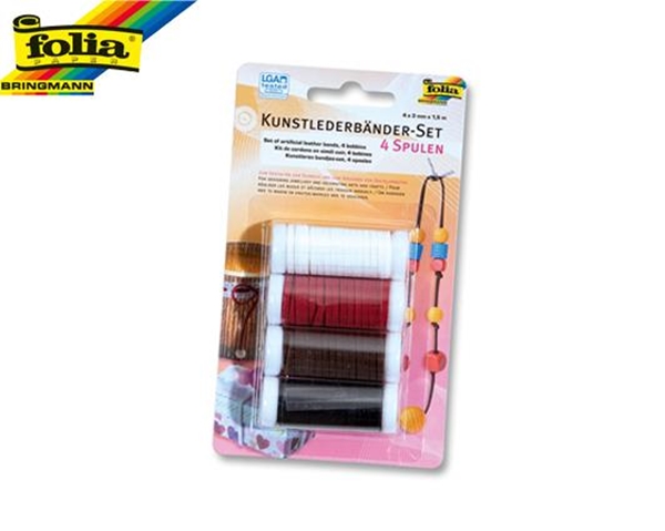 ΚΟΡΔΟΝΙ ΔΕΡΜΑΤΑΚΙ FOLIA ΣΕΤ 4ΤΕΜ 3mmX1.5M ΠΛΑΚΕ ΣΕ BLISTER