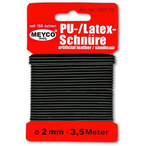 ΚΟΡΔΟΝΙ ΜΑΥΡΟ 1mmX4.5m MEYCO PU LATEX 937-69