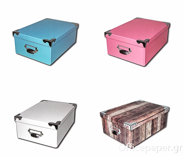 ΚΟΥΤΙ ΑΠΟΘΗΚΕΥΣΗΣ ΠΤΥΣΟΜΕΝΟ ΧΑΡΤΙΝΟ 50Χ40X22εκ. ΣΙΕΛ