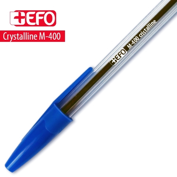 ΣΤΥΛΟ +EFO M-400 medium ΜΠΛΕ 1.00mm CRYSTALINE