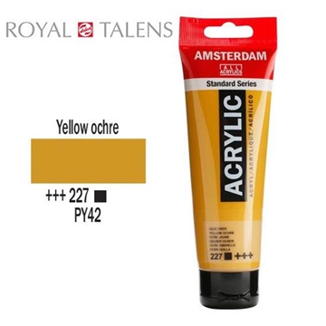 Εικόνα της ΑΚΡΥΛΙΚΟ ΧΡΩΜΑ AMSTERDAM 120ml YELLOW OCHRE  σωληνάριο N227