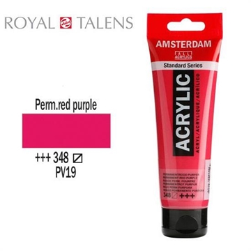 Εικόνα της ΑΚΡΥΛΙΚΟ ΧΡΩΜΑ AMSTERDAM 120ml PERM.RED PURPLE σωληνάριο N348