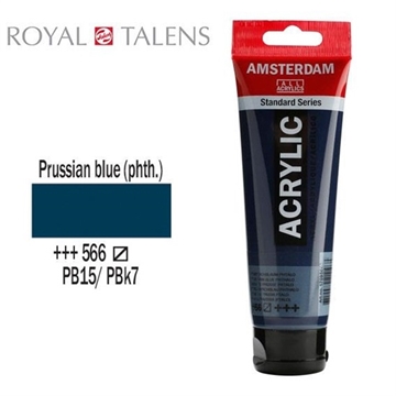 Εικόνα της ΑΚΡΥΛΙΚΟ ΧΡΩΜΑ AMSTERDAM 120ml PRUSSIAN BLUE σωληνάριο N566