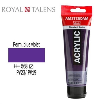 Εικόνα της ΑΚΡΥΛΙΚΟ ΧΡΩΜΑ AMSTERDAM 120ml PER. BLUE VIOLET σωληνάριο N568