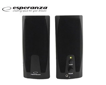 Εικόνα της ΗΧΕΙΑ ESPERANZA GIOCOSO BLACK  2.0 2X3WRMS OWER USB 5V