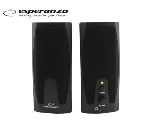 ΗΧΕΙΑ ESPERANZA GIOCOSO BLACK  2.0 2X3WRMS OWER USB 5V