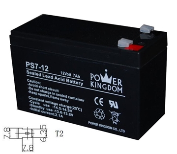 Picture of ΜΠΑΤΑΡΙΕΣ UPS 12VOLT 7Ah POWER KINGDOM Τ2 (ΦΑΡΔΙΟΙ ΑΚΡΟΔΕΚΤΕΣ)