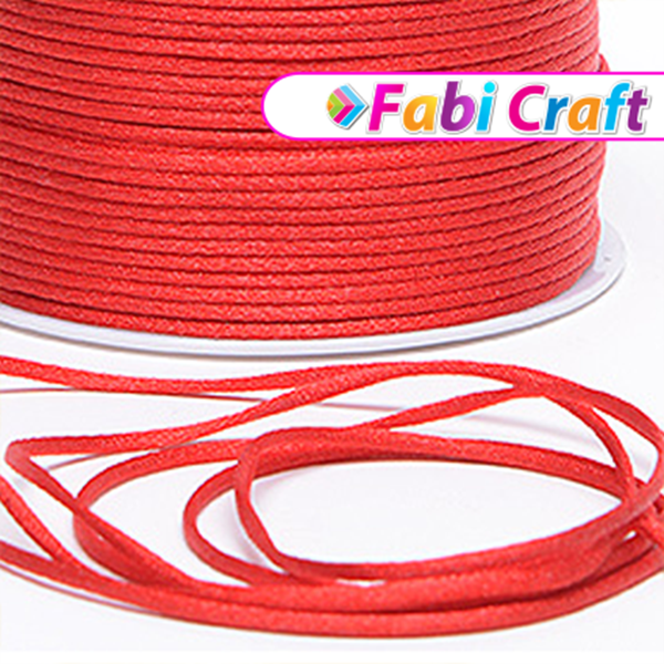 ΚΟΡΔΟΝΙ ΠΟΝΤΙΚΟΟΥΡΑ 2,0mmX50M  FABI ΚΟΚΚΙΝΟ No130225