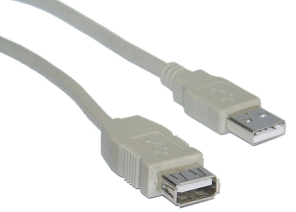 ΚΑΛΩΔΙΟ USB 2.0 ΑΡΣΕΝΙΚΟ-ΘΥΛΗΚΟ ΕΠΕΚΤΑΣΗ 5Μ POWERTECH GREY CAB-U080