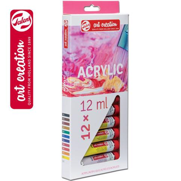 ΑΚΡΥΛΙΚΑ ΧΡΩΜΑΤΑ TALENS ACRYLIC  SET 12 X 12ml  9021712Μ