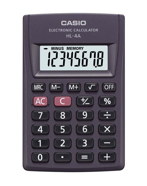 ΑΡΙΘΜΟΜΗΧΑΝΗ CASIO 8ΨΗΦ. HL-820LV-BK-s 4,5X10εκ