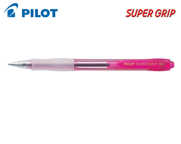 ΣΤΥΛΟ  PILOT  SUPERGRIP NEON 1,00 mm  (medium) ΡΟΖ