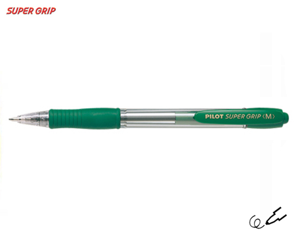 ΣΤΥΛΟ  PILOT  SUPERGRIP  1,00 mm  (medium) ΠΡΑΣΙΝΟ