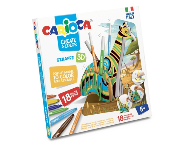 ΣΕΤ CARIOCA 3D ΧΡΩΜΑΤΙΖΩ-ΔΗΜΙΟΥΡΓΩ ΑΝΤΙΛΟΠΗ 42901