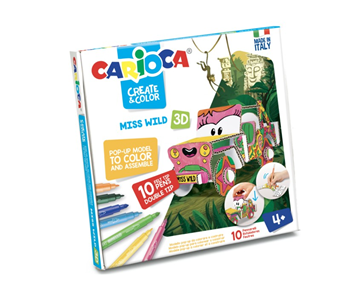 ΣΕΤ CARIOCA 3D ΧΡΩΜΑΤΙΖΩ-ΔΗΜΙΟΥΡΓΩ ΤΖΙΠ 42906