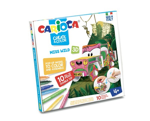 ΣΕΤ CARIOCA 3D ΧΡΩΜΑΤΙΖΩ-ΔΗΜΙΟΥΡΓΩ ΤΖΙΠ 42906