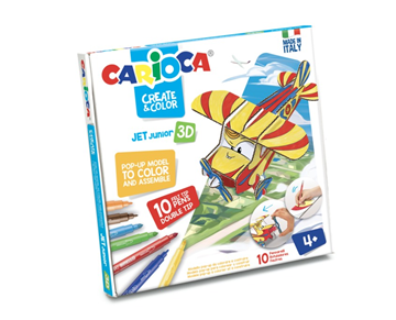 ΣΕΤ CARIOCA 3D ΧΡΩΜΑΤΙΖΩ-ΔΗΜΙΟΥΡΓΩ ΑΕΡΟΠΛΑΝΟ 42904