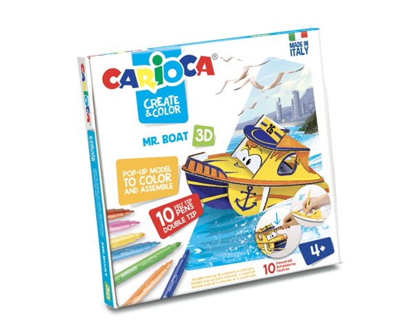 ΣΕΤ CARIOCA 3D ΧΡΩΜΑΤΙΖΩ-ΔΗΜΙΟΥΡΓΩ ΒΑΡΚΑ 42905