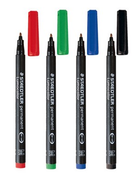 ΜΑΡΚΑΔΟΡΟΣ STAEDTLER LUMOCOLOR Μ ΜΑΥΡΟ 317-9