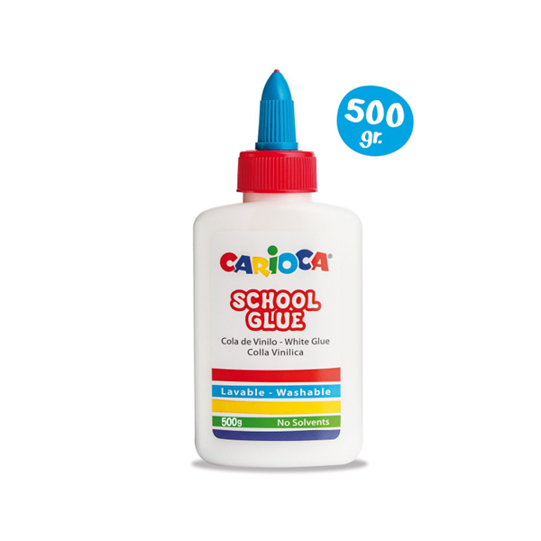 ΚΟΛΛΑ ΛΕΥΚΗ 500ΓΡ CARIOCA WHITE SCHOOL GLUE 42776